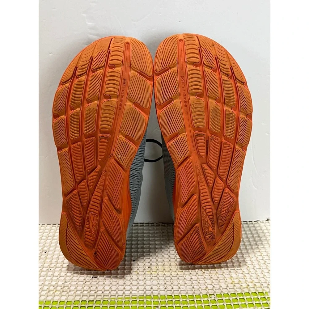 Altra Rivera 3 Running Shoes Men's 10.5 Gray Orange AL0A7R6Y480 Road Sneakers